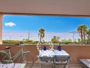 2P CANNES LA BOCCA TERRASSE VUE MER PISCINE PARKING CAVE