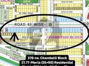 378 no. Chambelli Block 21.77 Marla Residential Plot in...