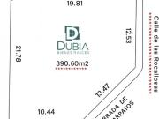 390m terreno en ESQUINA en MONTE MAGNO