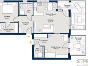 3,5 Zimmer 103 m² 524.000 € Kaufpreis Wohnungen in Ingols.