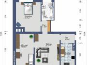 3,5 Zimmer mit Südbalkon generalsanierte neue Küche und...