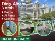 3 amb. c/dep cochera cub. balcon saliente