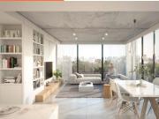 3 Ambientes al frente con 2 balcones 92,56 m2