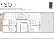 3 Ambientes con patio de 48m2 en edificio Premium con...