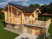 3 außergewöhnliche Chalets, die in einem Öko Viertel in...