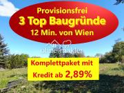 3 Baugründe mit Kredit 2,89% * für Ihr Traumhaus 12 Min....