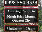 3 bedroom condo in qc along edsa near sm north Zinnia Towers