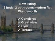 3 bedroom flat to rent