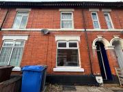 3 bedroom house for rent in Harcourt Street, DERBY, DE1