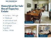3 bedroom House & Lot for Sale Royal Tagaytay Estate