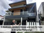 3 Bedroom Modern House and Lot For Sale in Angeles Pampanga