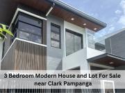 3 Bedroom Modern House and Lot For Sale near Clark Pampanga