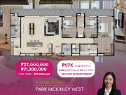 3 Bedroom Penthouse Condo for sale in Park Mckinley West...