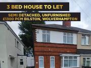 3 bedroom semi detached house to rent