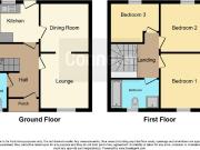 3 bedroom terraced house for sale in Holkham Close,...