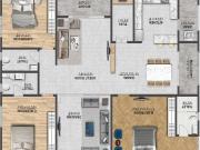 3 BHK Apartment in Bandlaguda Jagir for resale...