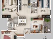 3 BHK Apartment in Kothrud for resale Pune. The...