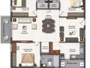 3 BHK Apartment in Miyapur for resale Hyderabad. The...
