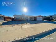 3 BR, 2 BA Apartment 5304 Cornell, El Paso, TX 79924