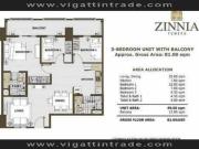 3 BR Condo unit in Quezon City by DMCI
