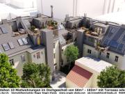 3 Neubau DG Wohnungen 78 m², 84 m², 100 m² Terrassen, 3...