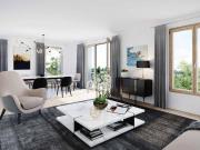 3 PIÈCES de 57m² + PKG s