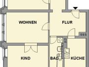 3 Raum Wohnung