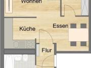 3 Raum Wohnung in ruhiger Lage