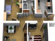 3 Raum Wohnung mit Balkon im Grünen