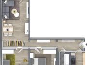 3 Raum Wohnung mit Balkon im Zentrum 3 Raum Wohnung mit Balkon im Zentrum