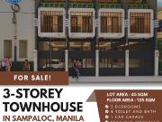 3 Storey Townhouse in Sampaloc Manila near Weclome...