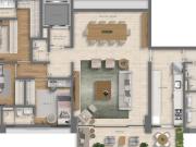 3 suítes | 2 vagas de garagem | Hall social privativo |...