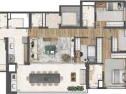 3 suites Chacara Klabin