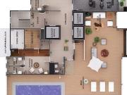 3 suítes em 176m² e pé na areia da praia da Aparecida em...