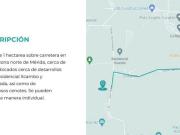 3 Terrenos en Venta sobre carretera en Noc Ac, Mérida,...