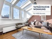 3 Zi Dachgeschoß mit Balkon und Aufzug, Tram 2 & 46,...