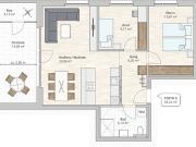 3 Zi Dachgeschosswohnung TOP 9 in Rankweil Brederis,...