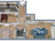 3½ Zi. Hochparterre Whg. mit Südbalkon in E Kettwig