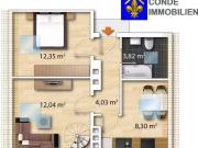 3 Zimmer 48 m² 78.000 € Kaufpreis Wohnungen in Dortmund.
