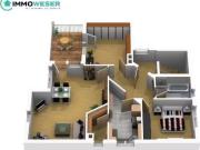 3 Zimmer 86 m² 272.000 € Kaufpreis Wohnungen in Achim