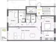 3 Zimmer 90 m² 700 € Kaltmiete Wohnungen in Homburg