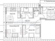 3 Zimmer DG Wohnung in modernem Mehrfamilienhaus in...