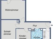 3 Zimmer Erdgeschosswohnung mit Loggia