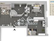 3 Zimmer Wohnung KL West