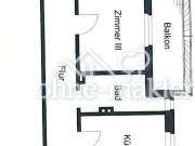 3 Zimmer Wohnung mit Balkon Osnabrück Wüste unrenoviert