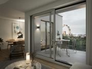 2 Zimmer Wohnung mit Balkon und Aussicht auf das...