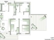 3 Zimmer Wohnung mit Balkon und großer Dachterrasse