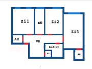 3 Zimmer Wohnung, WH tauglich, frisch saniert