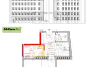 3 Zimmerwohnung Dachgeschoßwohnung mit großzügiger 38 m²...