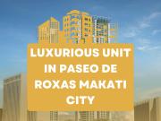 3BR Two Roxas Triangle Makati, fully furnished & luxury...